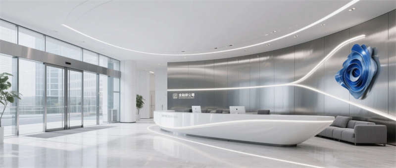 智感互聯，靈動空間——合肥金融企業辦公樓裝修設計效果圖欣賞